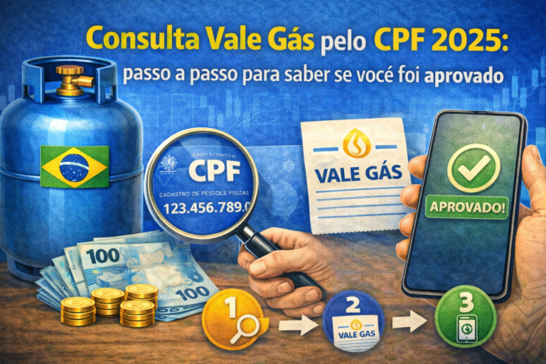 Consulta Vale Gás pelo CPF 2025: passo a passo para saber se você foi aprovado