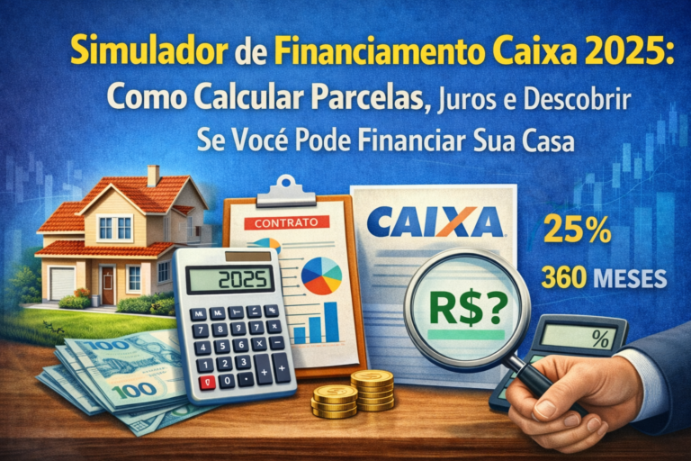 Simulador de Financiamento Caixa 2025: Como Calcular Parcelas, Juros e Descobrir Se Você Pode Financiar Sua Casa
