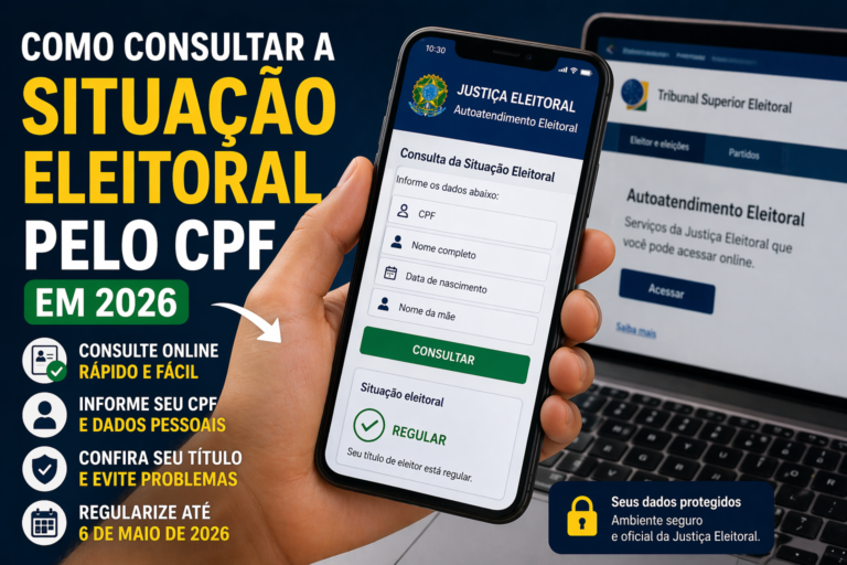 Como consultar a situação eleitoral pelo CPF em 2026