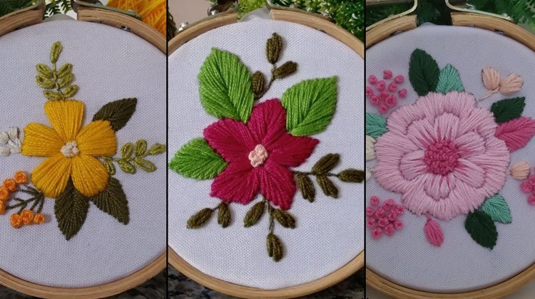 Bordado Floral à Mão: Técnicas, Pontos e Inspirações Para Criar Peças Encantadoras